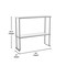 Flash Furniture Reese 430 Stainless Steel 18 Gauge NSF Certified 36-in x 12-in Metal Kitchen Double Overshelf NH-OSD-1236-GG - alternate 5